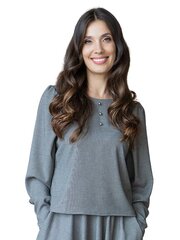 Блузка Lega MKZ75, серый цена и информация | Женские блузки, рубашки | 220.lv