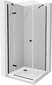 Dušas kabīne Mexen Roma White/Black, 80 x 80 cm cena un informācija | Dušas kabīnes | 220.lv