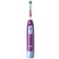 Oral-B Advance Princesses zobu birste + Kids Color x4 + "O" korpusa rozā nomaiņa cena un informācija | Elektriskās zobu birstes | 220.lv