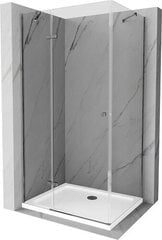Dušas kabīne Mexen Roma White/Chrome, 110 x 80 cm cena un informācija | Dušas kabīnes | 220.lv