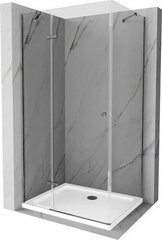 Dušas kabīne Mexen Roma White/Chrome, 90 x 100 cm cena un informācija | Dušas kabīnes | 220.lv