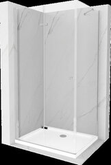 Dušas kabīne Mexen Lima ar paliktni un sifonu, Chrome+White/Chrome, 70 x 80 cm cena un informācija | Dušas kabīnes | 220.lv