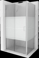 Dušas kabīne Mexen Apia, Chrome, 125 x 100 cm cena un informācija | Dušas kabīnes | 220.lv
