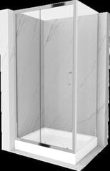 Dušas kabīne Mexen Apia R ar paliktni un sifonu, 120 x 90 cm cena un informācija | Dušas kabīnes | 220.lv