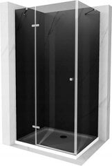 Dušas kabīne Mexen Roma White/Chrome, 90 x 80 cm cena un informācija | Dušas kabīnes | 220.lv