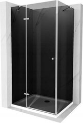 Dušas kabīne Mexen Roma White/Chrome, 80 x 100 cm cena un informācija | Dušas kabīnes | 220.lv