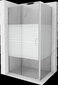 Dušas kabīne Mexen Apia, Chrome, 105 x 80 cm cena un informācija | Dušas kabīnes | 220.lv