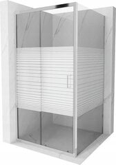 Dušas kabīne Mexen Apia, Chrome, 100 x 100 cm cena un informācija | Dušas kabīnes | 220.lv