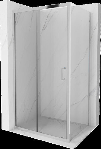Dušas kabīne Mexen Apia, Chrome, 110 x 70 cm cena un informācija | Dušas kabīnes | 220.lv