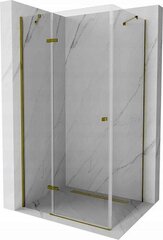 Dušas kabīne Mexen Roma, Gold, 120 x 100 cm cena un informācija | Dušas kabīnes | 220.lv