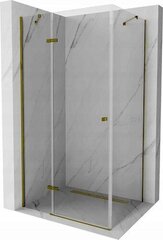 Dušas kabīne Mexen Roma, Gold, 100 x 70 cm cena un informācija | Dušas kabīnes | 220.lv