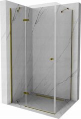Dušas kabīne Mexen Roma, Gold, 90 x 100 cm cena un informācija | Dušas kabīnes | 220.lv