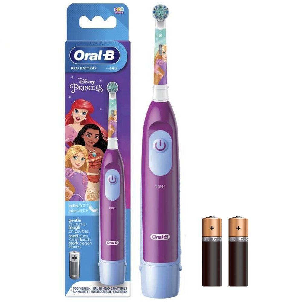 Oral-B Advance Princess zobu birste + pasūtījums. Kids Color x4 цена и информация | Elektriskās zobu birstes | 220.lv