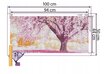 Dimanta mozaīka 5D, Sakuras, 100 x 50 cm cena un informācija | Dimantu mozaīkas | 220.lv