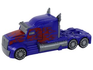 Robotmašīna Optimus Prime Blue Truck ar gaismas efektiem cena un informācija | Rotaļlietas zēniem | 220.lv