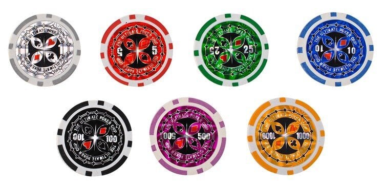 Pokera komplekts čemodānā, 500 žetoni cena un informācija | Azartspēles, pokers | 220.lv