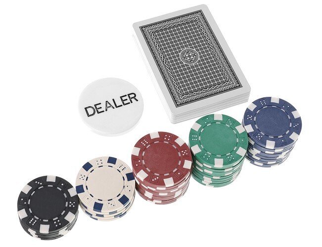 Pokera komplekts čemodānā, 300 žetoni цена и информация | Azartspēles, pokers | 220.lv