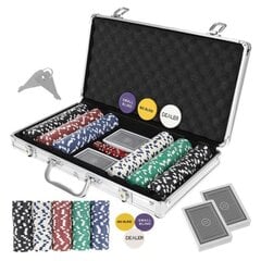 Покер – набор из 300 фишек в чемодане HQ цена и информация | Азартные игры | 220.lv