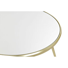 Centrālais galds DKD Home Decor spogulis Tērauds (83,5 x 83,5 x 40 cm) cena un informācija | Žurnālgaldiņi | 220.lv