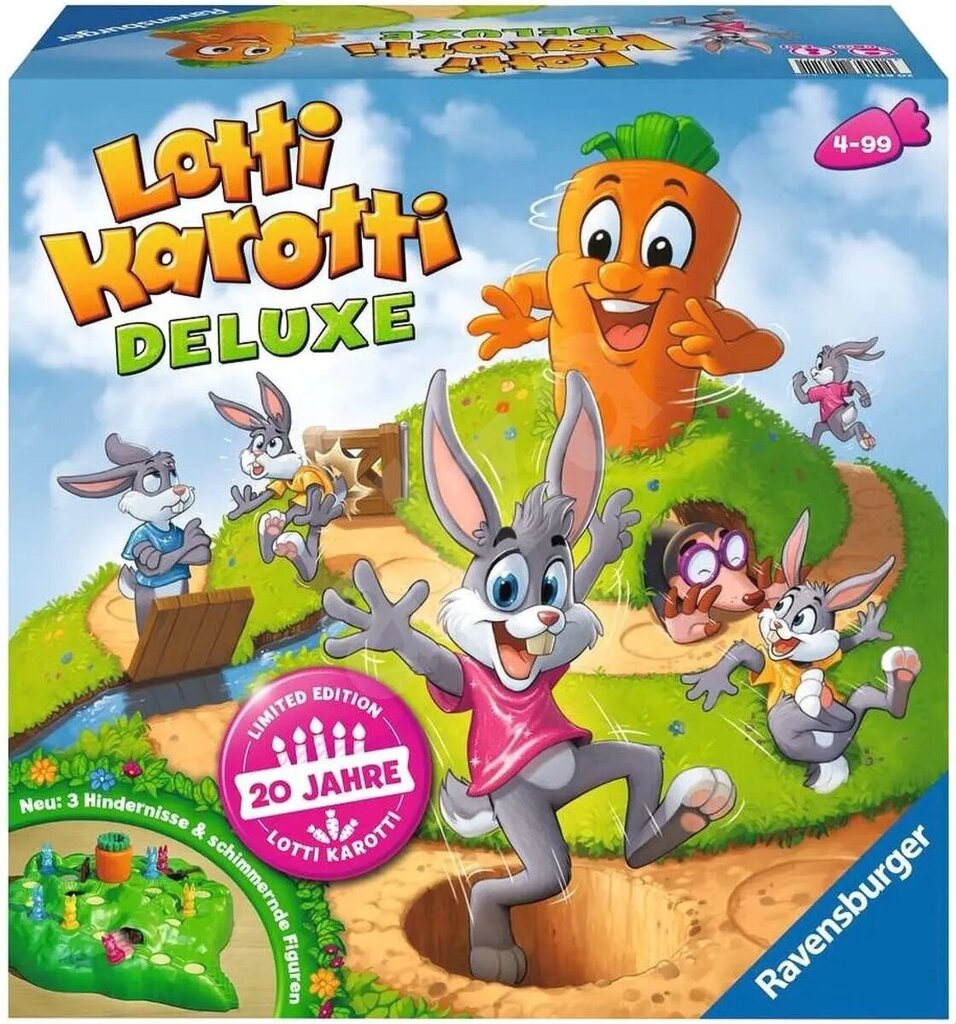 Galda spēle Ravensburger Lotti Karotti Deluxe 20903 cena un informācija | Galda spēles | 220.lv