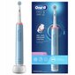 Oral-B Pro 3 3000 Sensitive Clean Blue zobu birste + 4 precīzijas rezerves daļas + futrālis цена и информация | Elektriskās zobu birstes | 220.lv