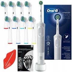 Набор электрических зубных щеток Oral-B Vitality Pro D103 Box White цена и информация | Электрические зубные щетки | 220.lv