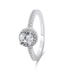 Brilio Silver Очаровательное серебряное кольцо с цирконами RI054W цена и информация | Кольца | 220.lv