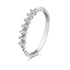 Brilio Silver Очаровательное серебряное кольцо с цирконами SR031W цена и информация | Кольца | 220.lv