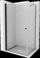 Dušas kabīne Mexen Pretoria, Black, 100 x 110 cm цена и информация | Dušas kabīnes | 220.lv