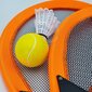 Tenisa rakešu komplekts bērniem ar bumbiņu Woopie, oranžs cena un informācija | Spēles brīvā dabā | 220.lv
