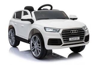 Vienvietīgs elektromobilis bērniem Audi Q5, balts cena un informācija | Bērnu elektroauto | 220.lv