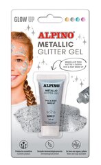 Grima gels Alpino Metallic silver bls 14 ml cena un informācija | Modelēšanas un zīmēšanas piederumi | 220.lv