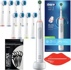 Oral-B Pro 3 3000 цена и информация | Электрические зубные щетки | 220.lv