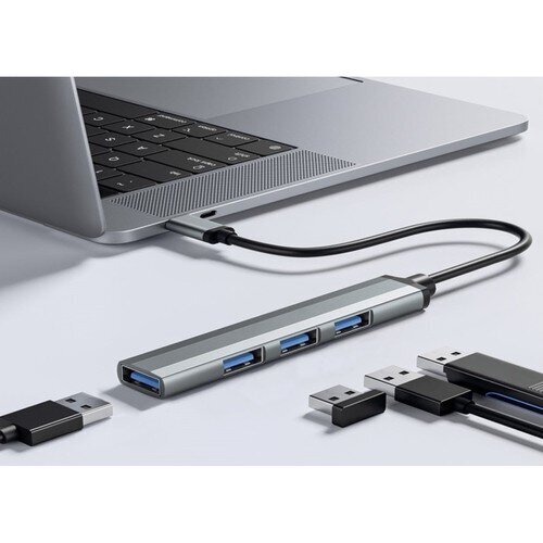 USB centrmezgls — 4 porti 3.0 + 2.0 cena un informācija | Adapteri un USB centrmezgli | 220.lv