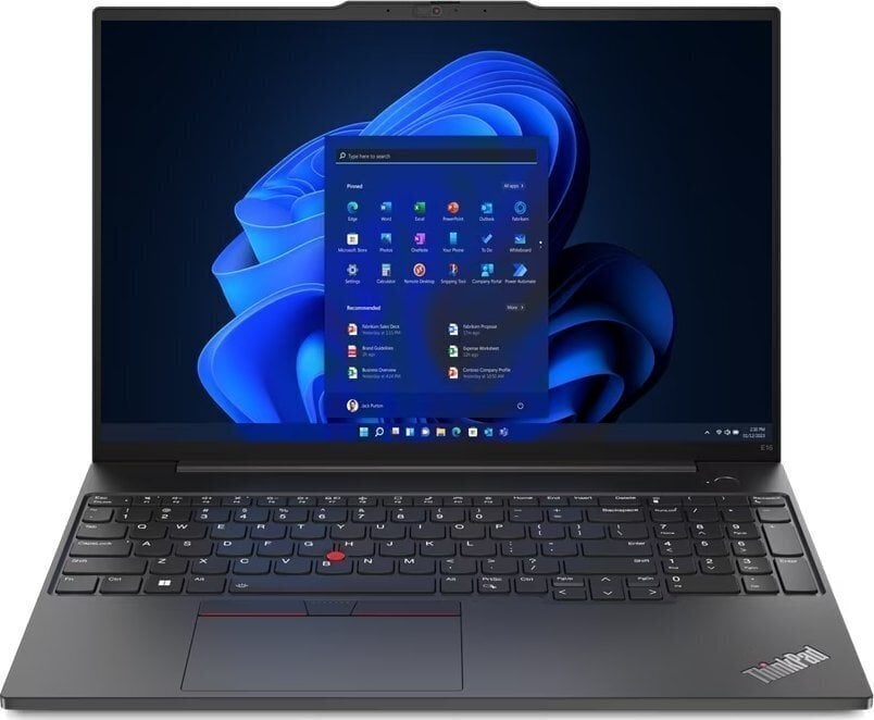 Lenovo ThinkPad E16 G1 21JT000JPB cena un informācija | Portatīvie datori | 220.lv