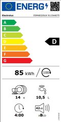 Electrolux ESM48320UX cena un informācija | Trauku mazgājamās mašīnas | 220.lv