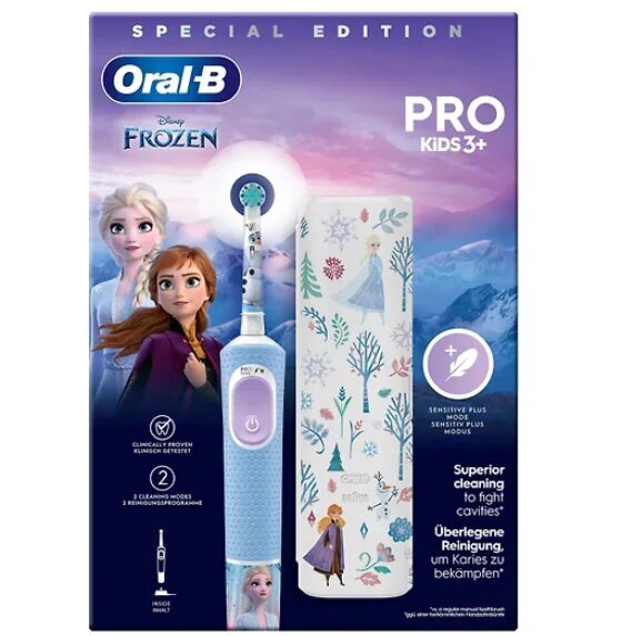 Oral-B Vitality Pro Kids Frozen cena un informācija | Elektriskās zobu birstes | 220.lv