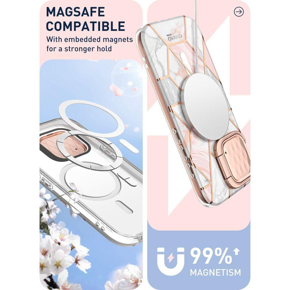 Supcase Cosmo Mag Marble cena un informācija | Telefonu vāciņi, maciņi | 220.lv