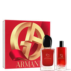 Komplekts sievietēm Giorgio Armani Si Passione EDP 50 ml + EdP 15 ml цена и информация | Женские духи | 220.lv