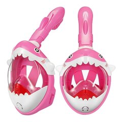 Маска для дайвинга детская Shark KF-3 Pink цена и информация | Маски для дайвинга | 220.lv