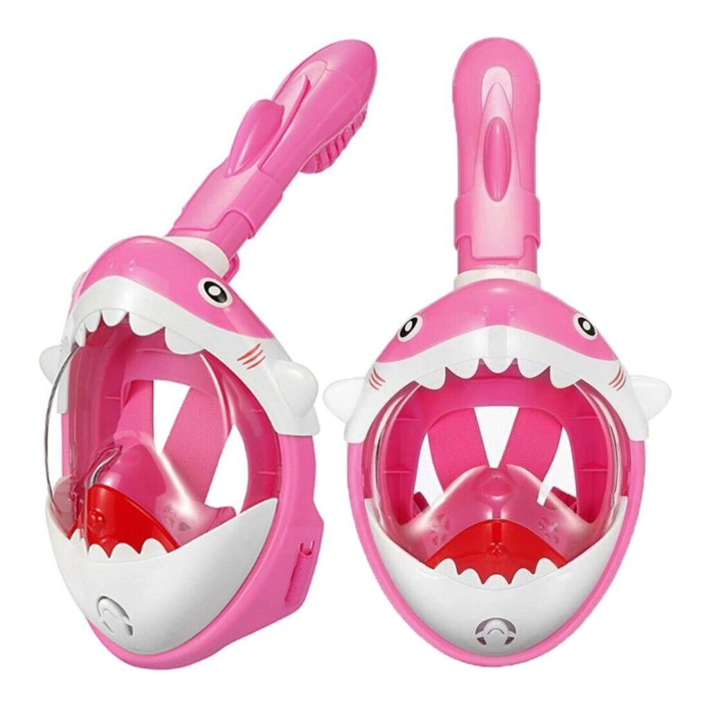 Niršanas maska bērniem StoreXO Shark KF-3 Pink цена и информация | Niršanas maskas | 220.lv