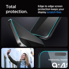 Spigen Glas.TR EZ Fit Privacy цена и информация | Защитные пленки для телефонов | 220.lv