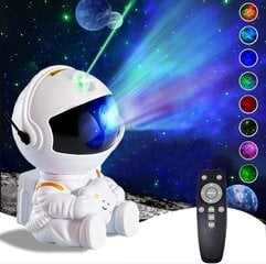 3D LED gaismas efektu projektora lampa bērniem - Astronauts kaina ir informacija | Праздничные декорации | 220.lv