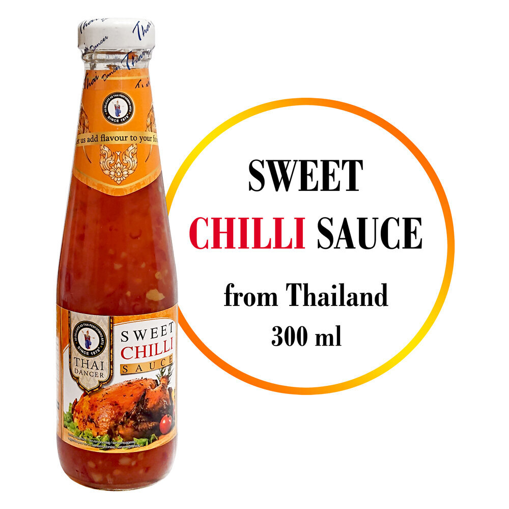 Saldā Čilli mērce, Sweet Chilli Sauce, Thai Dancer, 300 ml. цена и информация | Mērces | 220.lv