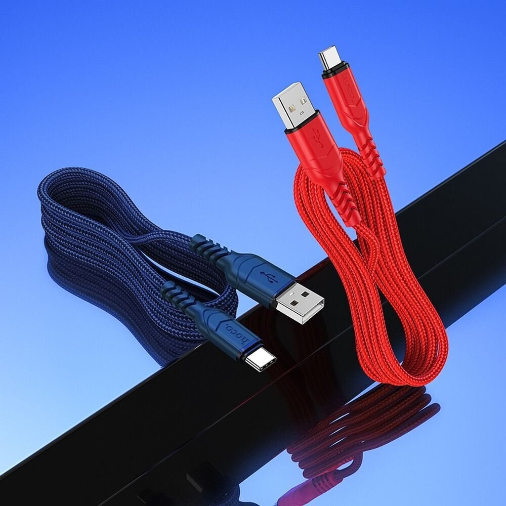 Hoco USB-C/Typ-C, 1 m цена и информация | Kabeļi un vadi | 220.lv