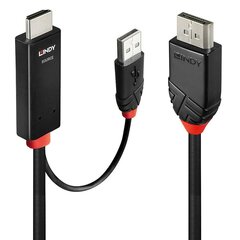 Lindy DisplayPort/HDMI, 2 m цена и информация | Кабели и провода | 220.lv