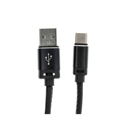 Cable - USB to Type C - long Type C plug 8mm WHITE цена и информация | Кабели и провода | 220.lv