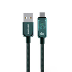 Wekome USB A/USB C, 1 m cena un informācija | Kabeļi un vadi | 220.lv