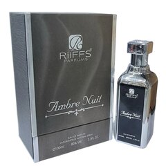 Ароматная вода Ambre Nuit Riiffs мужчин, 100 мл цена и информация | Мужские духи | 220.lv