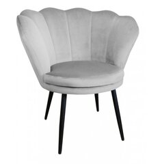 Auduma krēsls, Shell Decorates, pelēks цена и информация | Кресла в гостиную | 220.lv